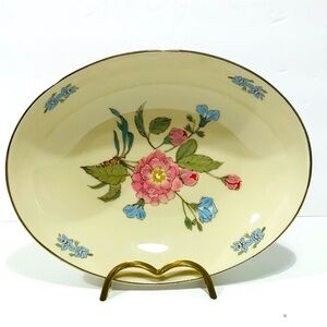 Gorham Fairmeadows Medium Deep oval Serving Plate Made in USA 9.5”-7”